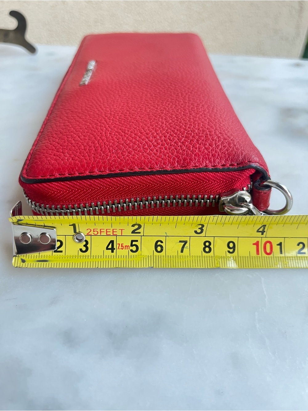 Michael Kors red leather zip wallet - Picture 6 of 6